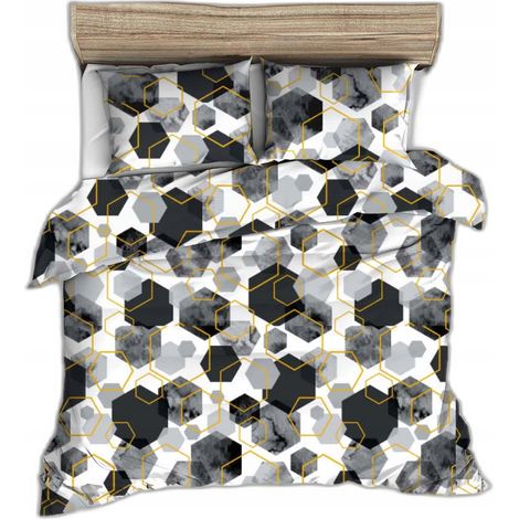 SET DI BIANCHERIA DA LETTO 200x220 cm IN COTONE SPESSO CON MOTIVO