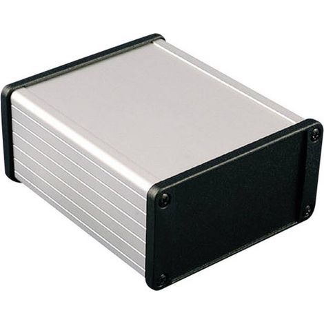 Hammond Electronics 1457N1201BK Contenitore universale 120 x 104 x 54.6 Alluminio Nero 1 pz. (1/2)