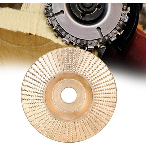 Disque de façonnage biseauté 100mm pour meuleuse, idéal pour bois et matériaux non-métalliques (1/5)