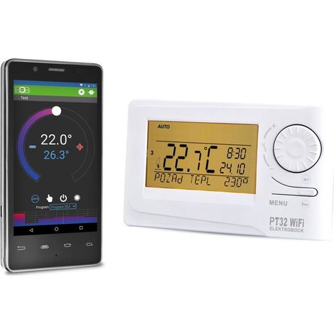 Termostato wifi elektrobock pt32 programable IP20