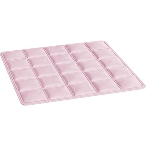 Tappetino rinfrescante grande per gatti, morbido e confortevole, cuscino per animali domestici, 40 x 40 cm, ideale per le stagioni calde, rosa. (1/5)