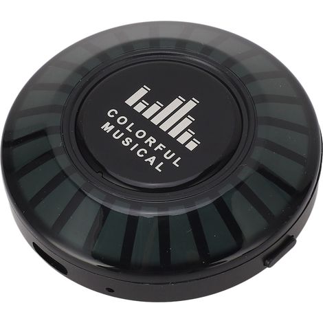 Enceinte à conduction osseuse colorée, son stéréo universel avec basses profondes, micro RGB, port USB-C, Bluetooth 400 mAh pour voiture et maison (1/5)