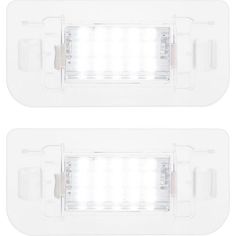 2 Pièces LED Éclairage de Plaque d'immatriculation Voiture Blanc Éclairage de Plaque d'immatriculation LED A2468201566 Compatible avec W242 W246 (1/5)