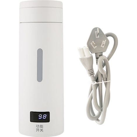 Bouilloire électrique portable 500 ml, acier 304, isolation thermique, voyage, pour faire bouillir de l‘eau。 (1/5)