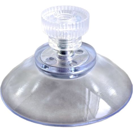 Lntyq Ventouse a visser, 20 Pièces 40mm Ventouses Transparentes avec Filetage, Extra Fortes PVC Plastique Suspension Rideau Isolant Ventouse pour Camping Car, Fenêtre, Salle de Bain, Van