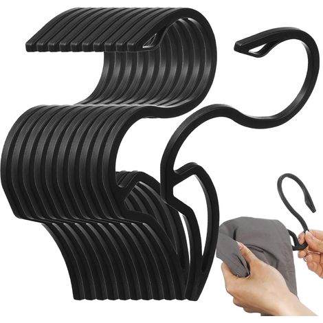 Organisateur De Sweats À Capuche pour Placard,Lot de 10 cintres en S pour (1/5)