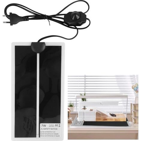 Verstellbare Terrarienheizmatte für Reptilien und Amphibien mit integriertem Thermostat (1/5)