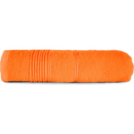 Handtuch 70x140 cm groß, natürliche Bambusfaser, orange (1/5)