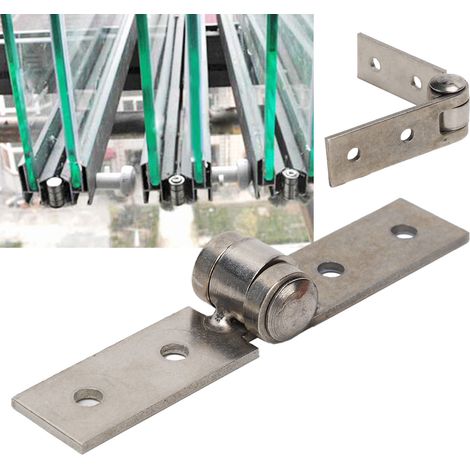 Charnières pour fenêtres pliantes sans cadre, quincaillerie pour portes et fenêtres en acier inoxydable (1/5)