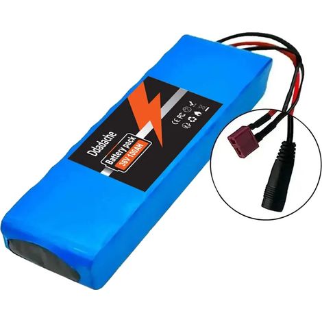 Batterie Lithium-Ion, Capacité de 100000mAh, Compatible avec les Systèmes 36V, T-DC (1/2)