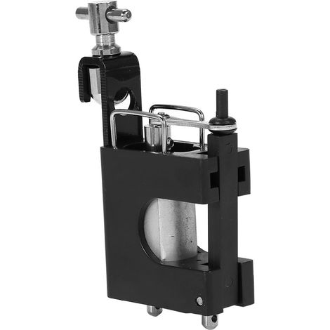 Machine à tatouer rotative noire, entraînée par un moteur puissant, utilisée pour ombrer les lignes de tatouage, adaptée au maquillage permanent. (1/5)