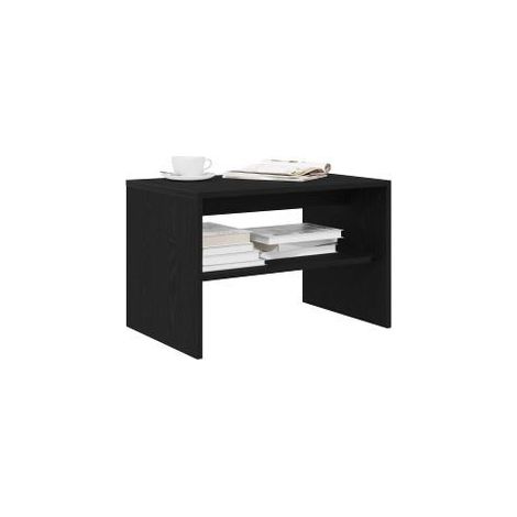 Meuble TV chêne noir 60x40x40 bois d'ingénierie (1/5)