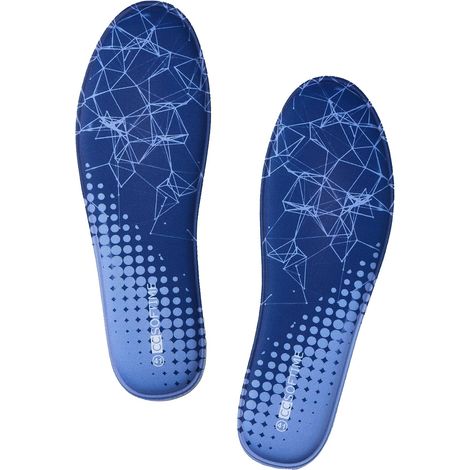 Semelle Mémoire de Forme pour Femme et Homme,Semelles Chaussures Confort - Absorption des Chocs Léger et Souple,pour Basket Sécurité Travail Randonnée,Bleu,39EU (1/5)