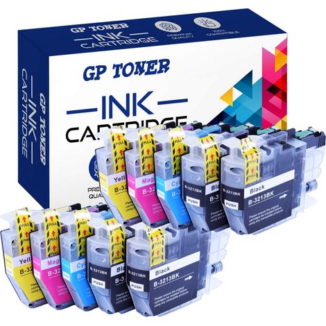 10x Tinte für Brother GP-B3213XL cmykk x2 GP (1/5)