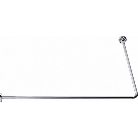 Eckstange 800x800 mm mit 2 Endstücken (1/3)