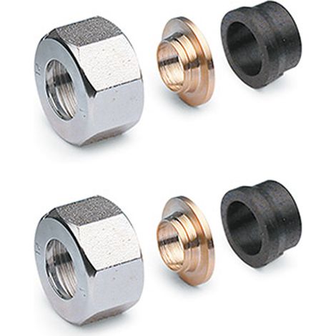 Raccordo cromato per valvola detentore mm 10 apm 9100 pz 2