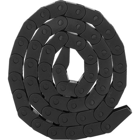 Chaîne porte-câbles en nylon, porte-câbles renforcé de 1 mètre, faible bruit, résistance à l'usure, pour imprimantes 3D