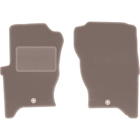 Alfombrillas delanteras para Land Rover Discovery III SUV (2004-2011), color beige. (1/5)