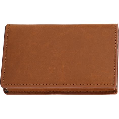 Portefeuille d'affaires élégant simple avec protection RFID, pince à billets, porte-cartes blindé, abricot (1/5)