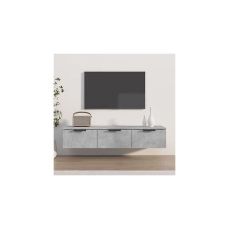 Armoire murale Gris béton 102x30x20 Bois d'ingénierie (1/5)
