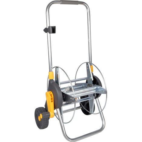 Hozelock 60m Assembled Metal Hose Cart Trolley 2437 Garden Watering No Hose