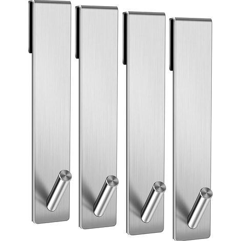 Handtuchhaken / Bademantelhaken, wandmontierte Badezimmeraccessoires aus mattem Messing (1/5)