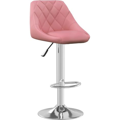 Maison Exclusive - Barhocker Rosa Samt