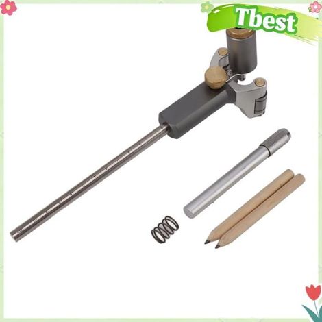 Tbest règle de traçage à arc linéaire Règle de Traçage à Double Usage à Arc Linéaire, Outil de Traçage en Bois bricolage decolleur (1/5)