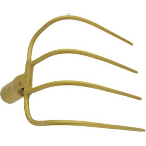 5 x FORCA A 4 DENTI CURVA STANDARD