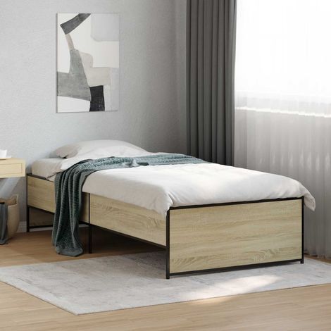vidaXL Struttura del letto Rovere Sonoma 80 x 200 cm (1/5)