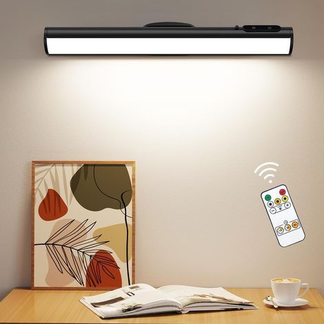 1 Reglette LED Cuisine Rechargeable USB, Aluminium, 300 Lumens, Magnetique, Telecommande, Placard Armoire (1/5)