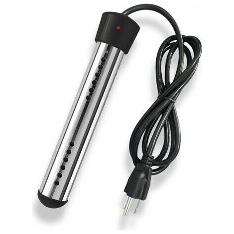 LaBlanc – 2500-W-Elektro-Wassererhitzer mit Tauchsieder, Pool-Wassererhitzer, tragbarer Wassererhitzer, geeignet für Teiche und Eimer, Schwarz (1/4)