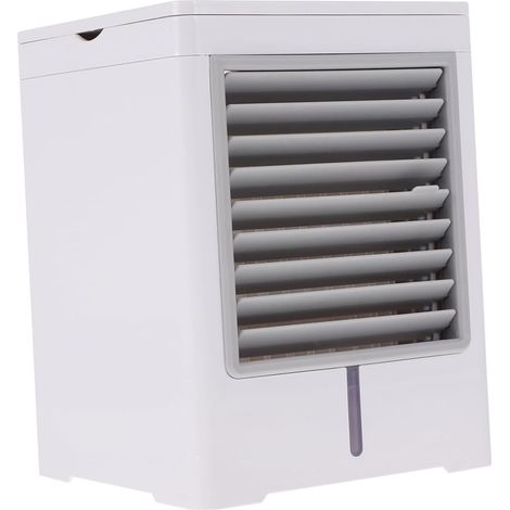 Ventilador Usb Portátil Enfriador De Aire De Escritorio Mini Aire Acondicionado Temporización (1/2)