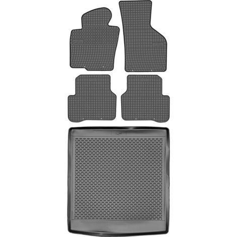 Juego de alfombrillas de goma para coche y maletero para Volkswagen Passat B7 Kombi (2010-2014). (1/5)