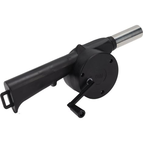 Souffleur à manivelle petit, léger et portable, multi-usages, idéal pour barbecue, camping, feu de camp et autres feux de joie. (1/5)