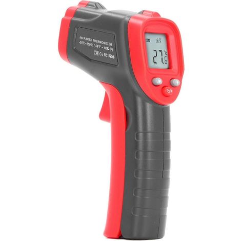 Infrarot-Thermometer mit digitaler Anzeige, berührungslos, Temperaturmessgerät -50 °C bis 550 °C (1/4)