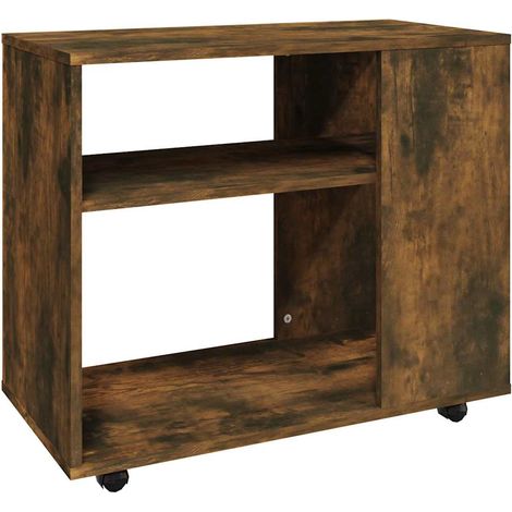 Maison Exclusive - Beistelltisch Räuchereiche 70x35x55 cm Holzwer