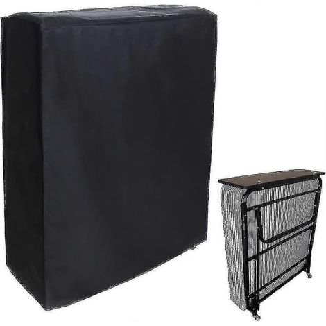 BelleRise - Housse de lit pliante double, imperméable et respirante, avec sac de rangement pour lit pliant. (1/4)