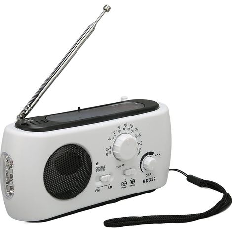 Radio Météo d'urgence AM FM, 350mah Opérationnelle avec Batterie (1/5)
