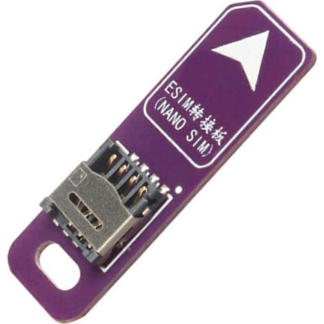 Carte de conversion adaptateur TPC ESIM vers Nano SIM, testée en laboratoire ESIM, câble de connexion sans soudure pour puce 5x6mm. (1/5)