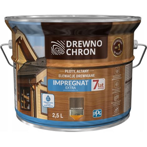 Imprégnation Drewnochron Palissandre 2,5 l 364419 1 pc.