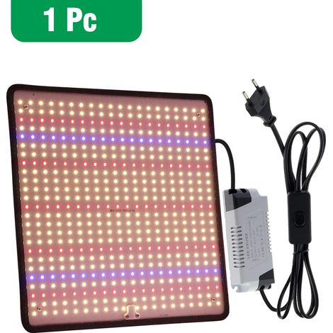 Lampes de croissance pour plantes (1 pièce, Royaume-Uni) Lampe de croissance LED à spectre complet pour plantes en intérieur (40 W, AC85-240 V) - Lampe de croissance pour tentes de culture (1/5)