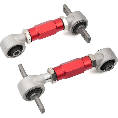 Car modification parts chassis components for Honda Civic K series support rods EK EG bone suspension arms - red (1/4)