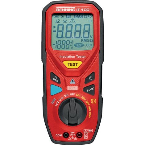 Benning IT 100 tester de aislamiento robusto y preciso