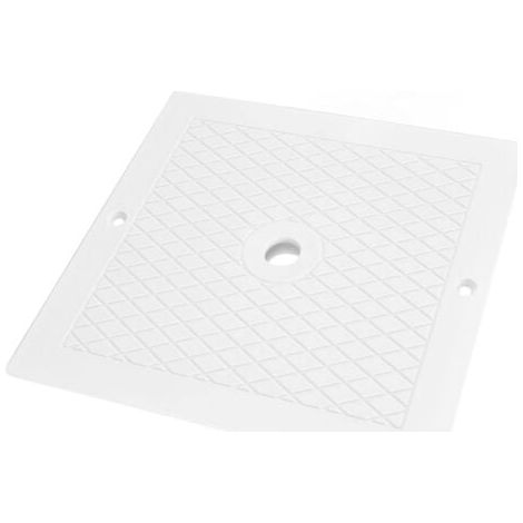 Couvercle D'écumeur carré de 25,5 Cm, Couverture D'écumeur carré de Filtration Efficace et Facile à Installer pour la Piscine Spa Couvercle D'écumeur de Piscine, Haute fiabilité (1/5)