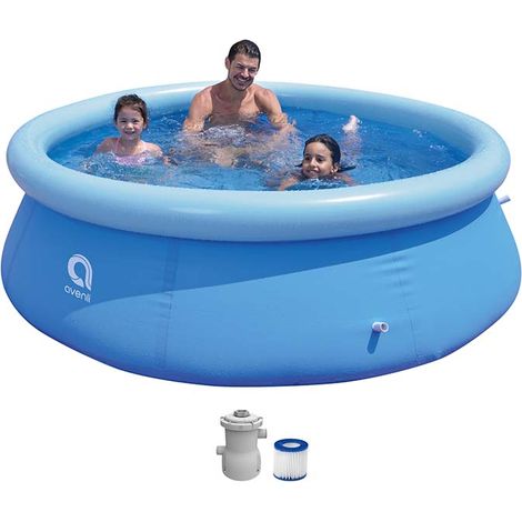 AVENLI Piscina fuori terra autoportante prompt set ⌀ 240xh.63 cm con pompa filtro da 1136 lt/h