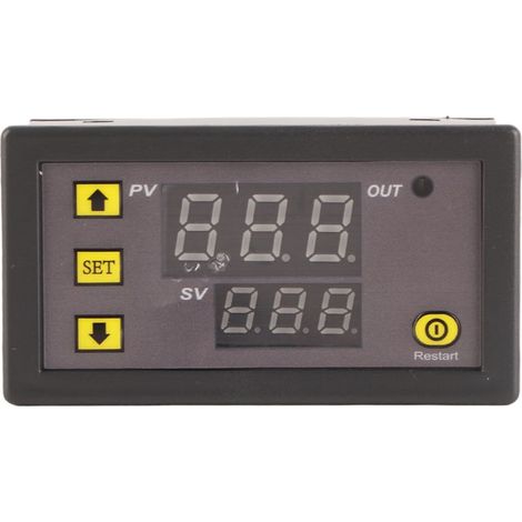 GARRYFIZH W3230 Contrôleur de température numérique à LED Thermostat Capteur de construction (DC12V) (1/5)