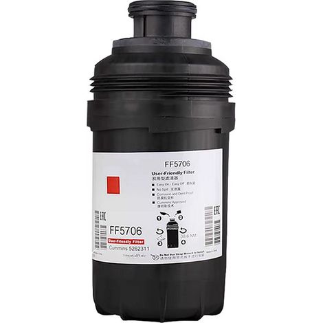 Der Dieselfilter FF5706 5262311 ist für Foton Aomaco CUMMINS-ISF3.8 LKW-Motoren geeignet. (1/5)
