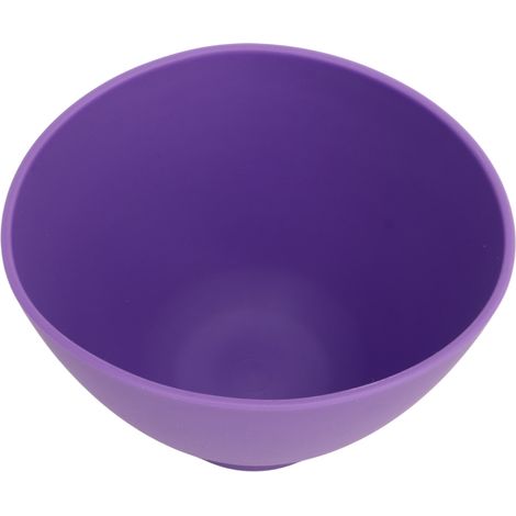 Bol mélangeur dentaire réutilisable, souple et polyvalent pour ciment - 11 x 11 x 7,5 cm - Violet (1/5)