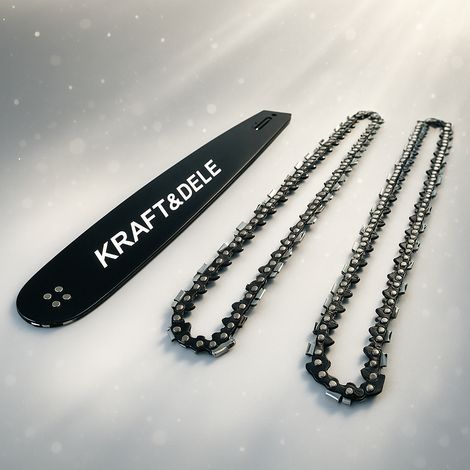 Barra guía de 38 cm (15") + 2 cadenas KD10151